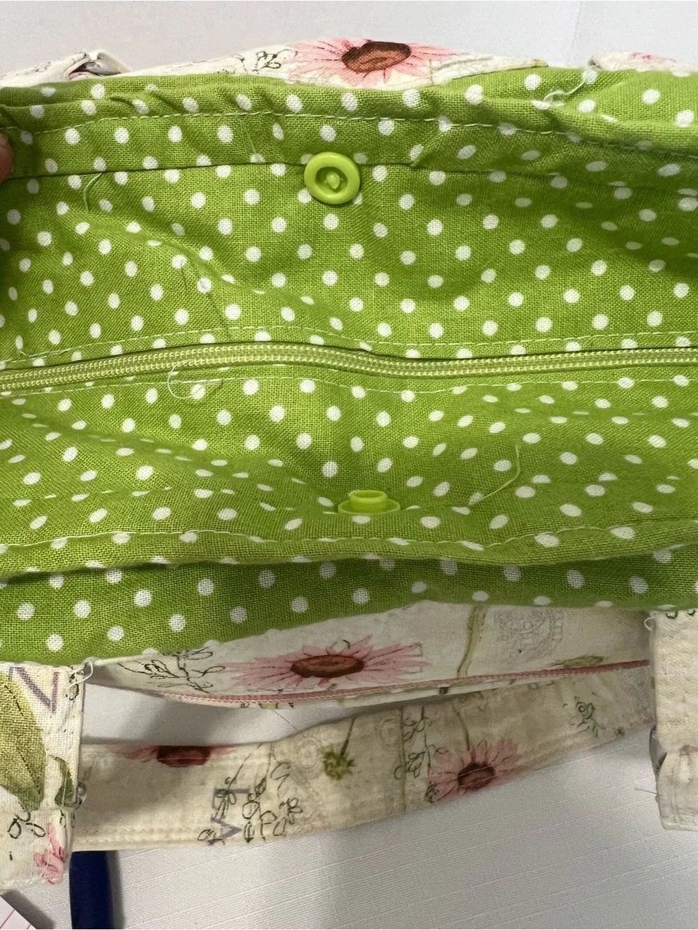 Handmade Floral Herb Garden Girl Prairie Cottagecore Bloomcore Handbag Tote Bag